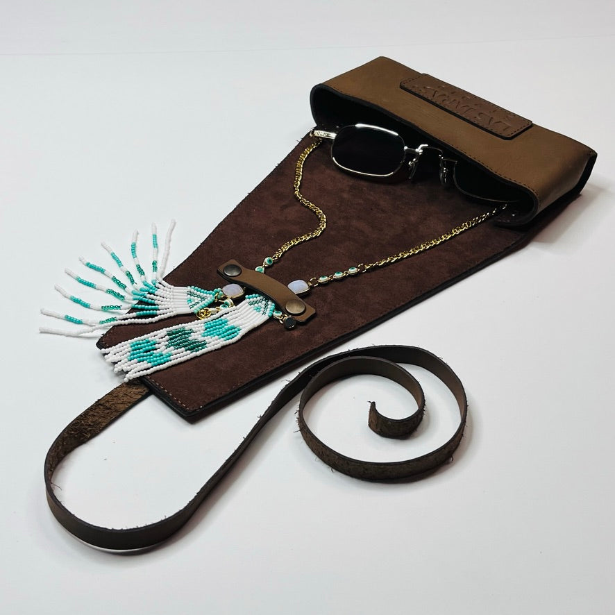 Handmade Leather Case For Sunglasses
