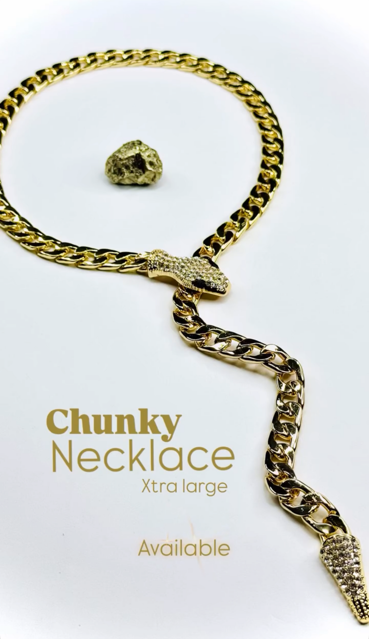 Chunky Necklace 021 Sneake 50 cm