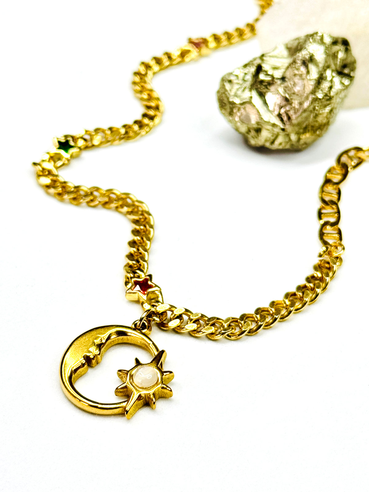 Chunky Necklace 0018 Moon
